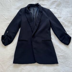 Elegant Black Women's Blazer, XS